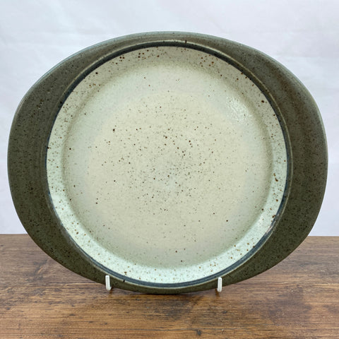 Purbeck Pottery „Studland“ Ovale Platte/Steakteller, 10,25"