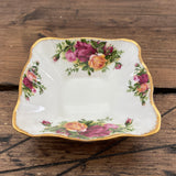 Royal Albert Old Country Roses Trinket Dish, Square