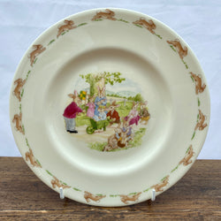 Royal Doulton "Bunnykins" Plate, 8" - Wheelbarrow Race