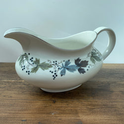 Royal Doulton Burgundy Gravy Boat