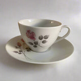 Royal Doulton Pillar Rose Tea Cup & Saucer