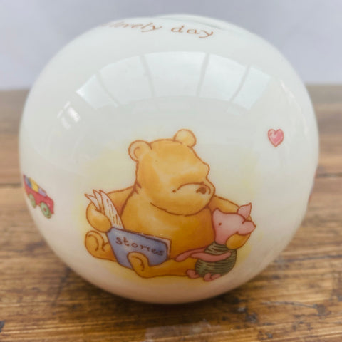 Royal Doulton Winnie The Pooh Money Box - Christening Day