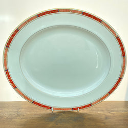 Royal Worcester Beaufort Rust Oval Platter, 17"