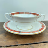 Royal Worcester Beaufort Rust Soup Cup & Saucer