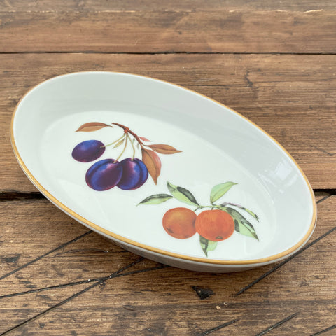 Royal Worcester Evesham Gold Oval Roasting Dish, 10.5"
