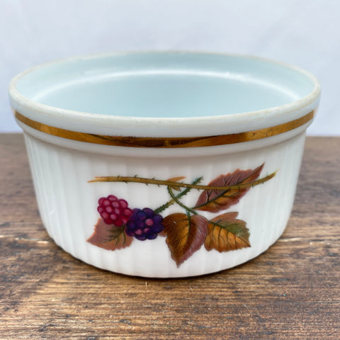 Royal Worcester Evesham Gold Ramekin, Blackberry & Redcurrant