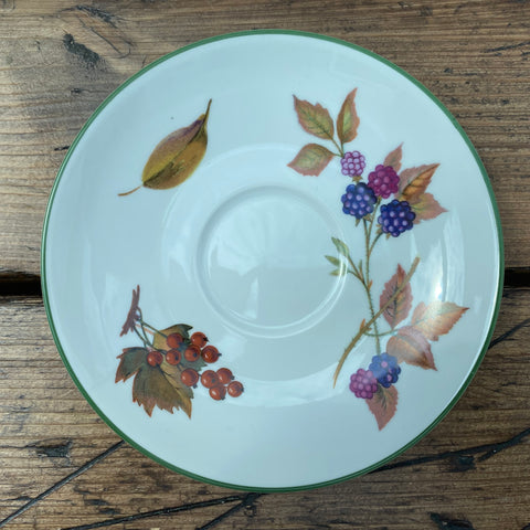 Royal Worcester Evesham Vale Tea Saucer