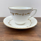 Royal Worcester Gold Chantilly Tea Cup & Saucer