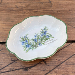 Royal Worcester Worcester Herbs Oval Decorative Dish - Rosemary