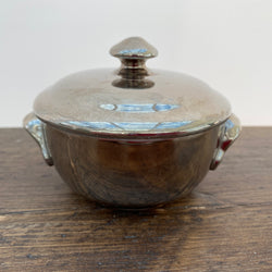 Royal Worcester Silver Lustre Cocotte
