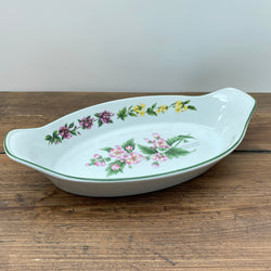 Royal Worcester Worcester Herbs Oval Eared Serving Dish