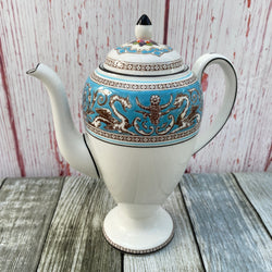 Wedgwood Florentine Turquoise Coffee Pot, 1.25 Pints