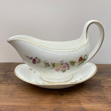 Wedgwood Mirabelle Gravy Boat & Stand