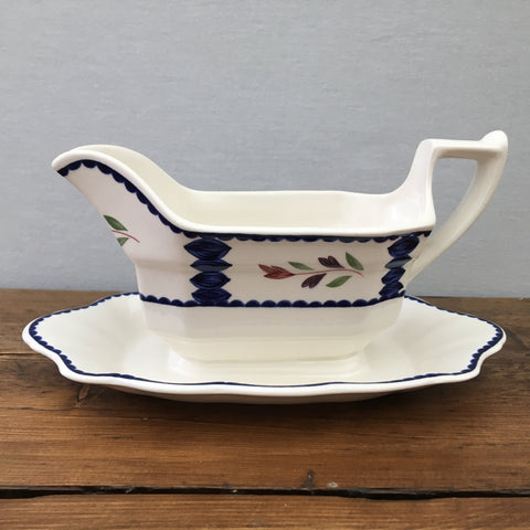 Adams Lancaster Gravy Boat & Integrated Stand