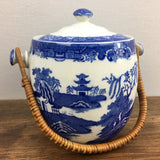 Adderleys Ltd Old Willow Pattern Biscuit Barrel