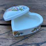 Aynsley Cottage Garden Heart Shaped Box