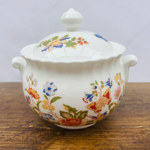 Aynsley Cottage Garden Lidded Sugar Bowl