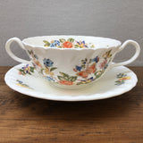 Aynsley Cottage Garden Soup Cup & Saucer