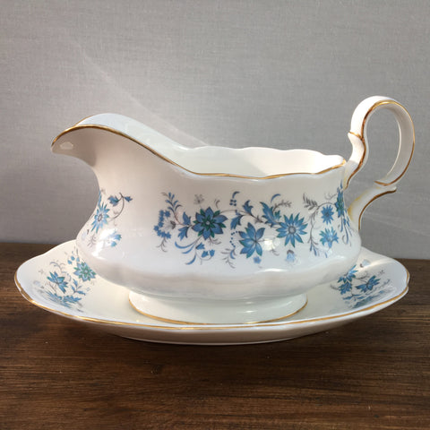 Colclough Braganza Gravy Boat & Saucer