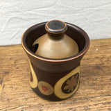 Denby Arabesque Mustard Pot