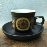 Denby Arabesque Tea Cup and Saucer