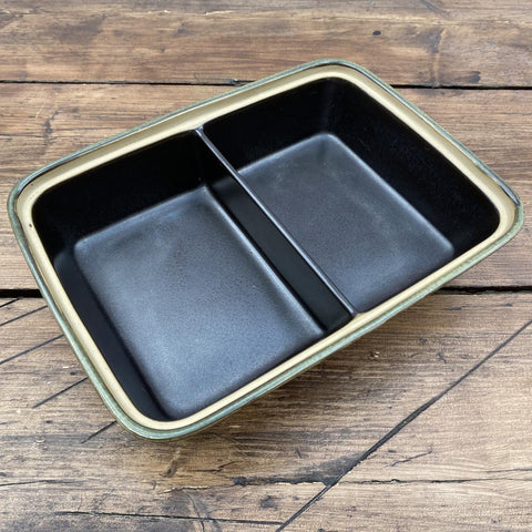 Denby Bokhara Divided Vegetable Dish (No Lid)