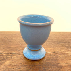 Denby Colonial Blue Egg Cup - 'V' Shape