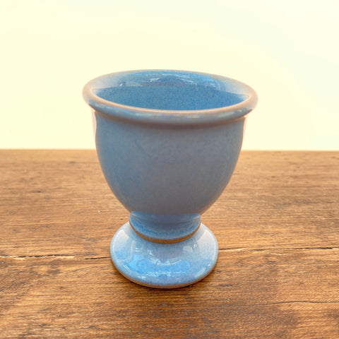 Denby Colonial Blue Egg Cup - 'V' Shape