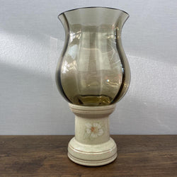 Denby Daybreak Candlestick with Hurricane Lampshade - RARE