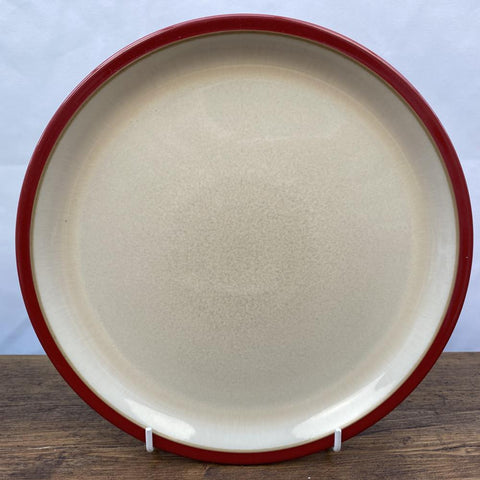 Denby "Everyday Red Salsa" Breakfast / Salad Plate (Cream)