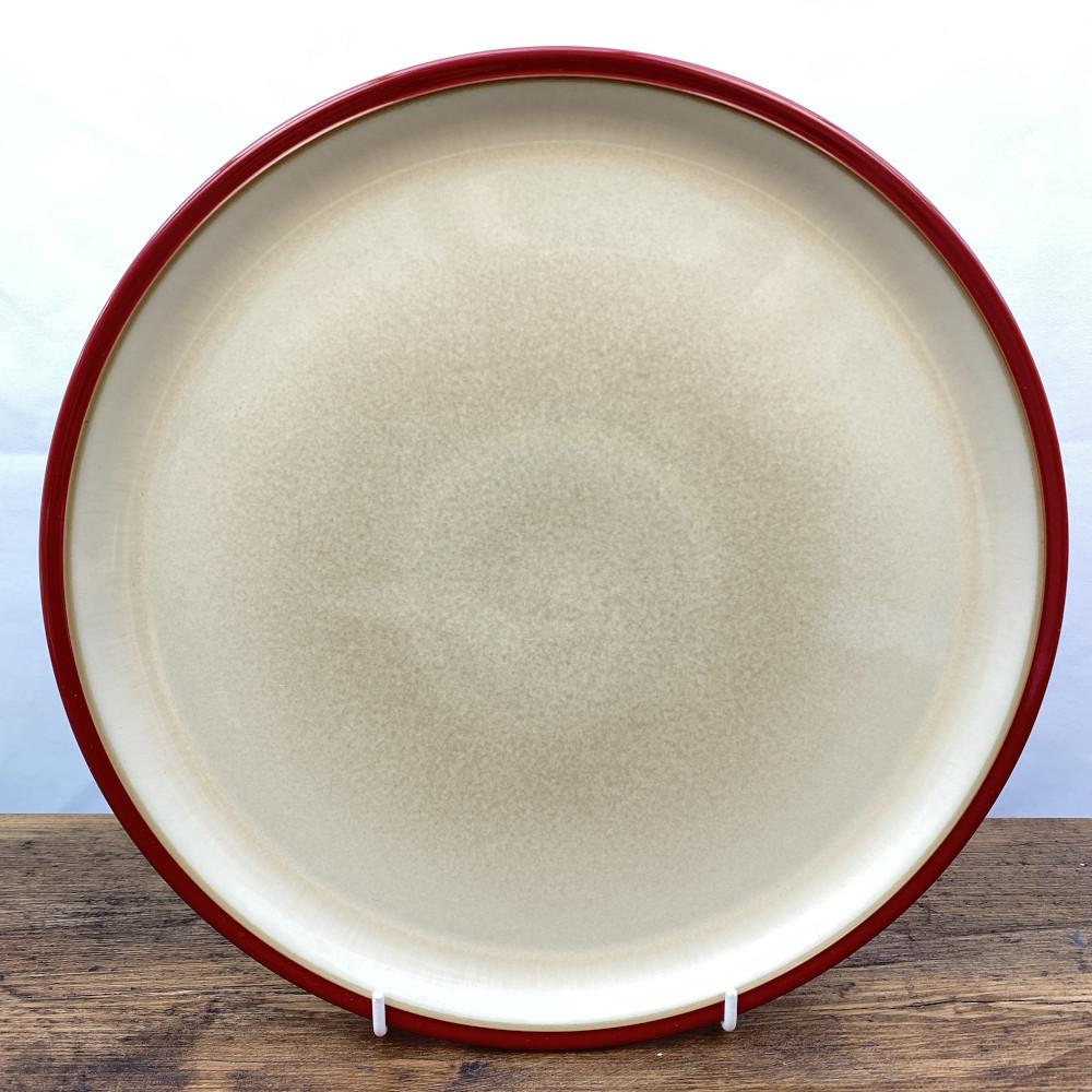 Denby "Everyday Red Salsa" Dinner Plate (Cream) MrPottery