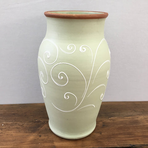 Denby Ferndale Vase, 12"