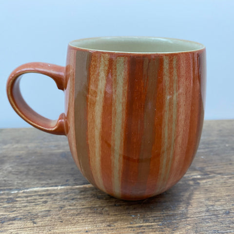 Denby Fire Stripes Large Curve Mug