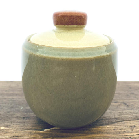 Denby Fire Lidded Sugar Bowl