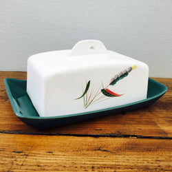Denby Greenwheat Butter Dish