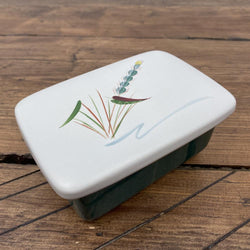 Denby Greenwheat Butter Dish