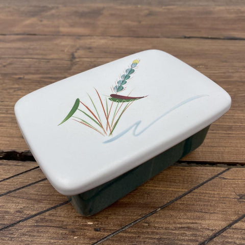 Denby Greenwheat Butter Dish