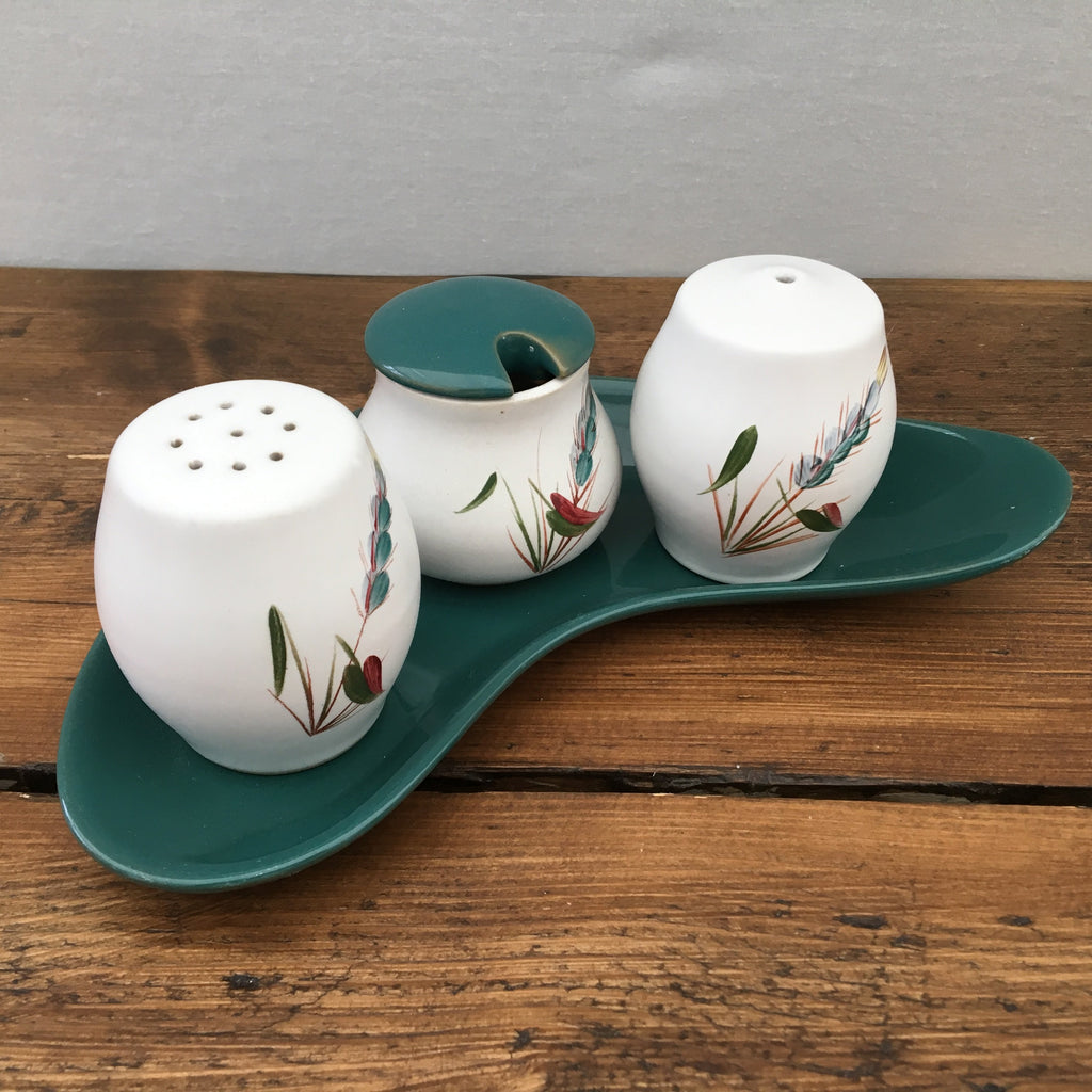 Denby "Greenwheat" Cruet Stand MrPottery