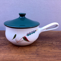 Denby Greenwheat Lidded Handled Soup Dish