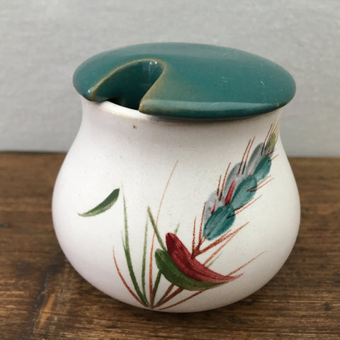 Denby Greenwheat Mustard Pot