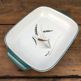 Denby Greenwheat Oblong Roaster