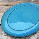 Denby Greenwich Green Oval Platter