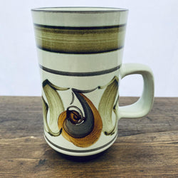 Denby Handpainted Green/Orange Mug