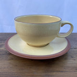 Denby Juice Lemon Tea Cup & Saucer