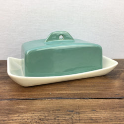 Denby Manor Green Butter / Cheese Dish