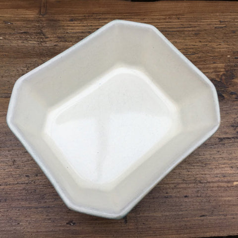 Denby Manor Green Hors d'Oeuvres Dish, Shaved Corners