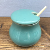 Denby Pottery Manor Green Mustard Pot
