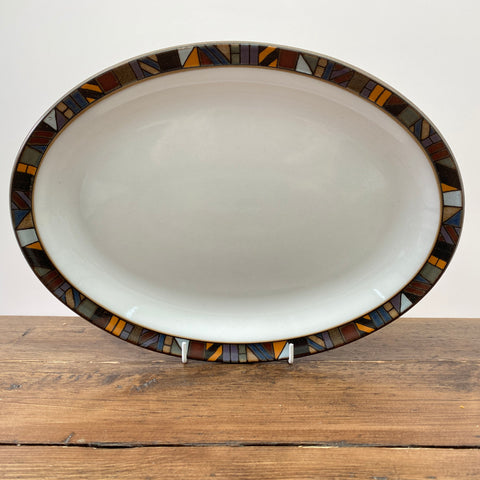 Denby Marrakesh Oval Platter (White Interior)