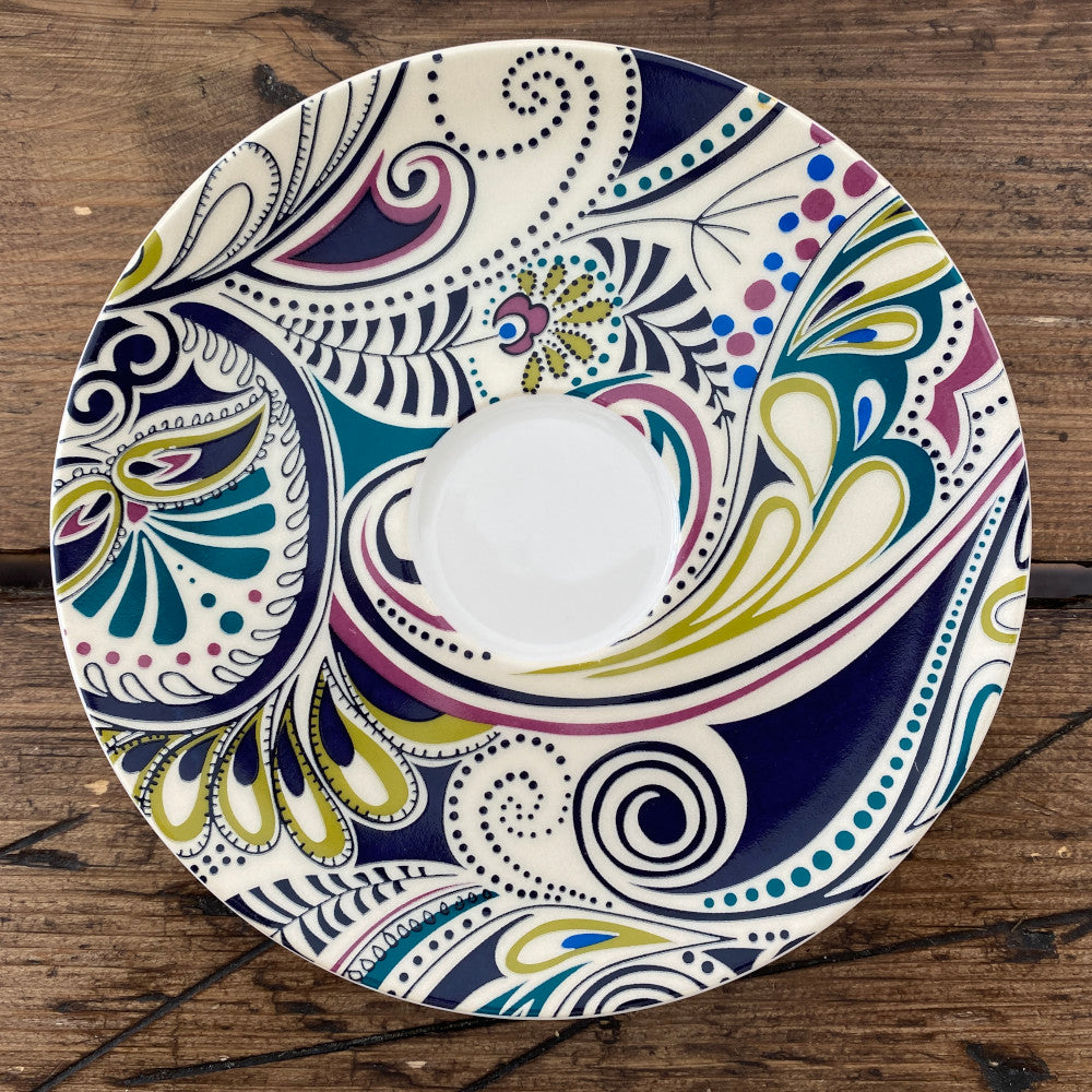 Denby "Monsoon Cosmic" Tea Saucer MrPottery