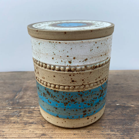 Denby Blue Potters Wheel Lidded Pot